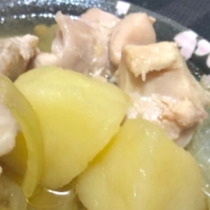 里芋と椎茸と鶏肉の煮物